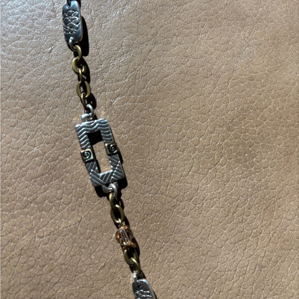 Brighton Two-Tone Link Necklace in Gold and Silver - Picture 2 of 4